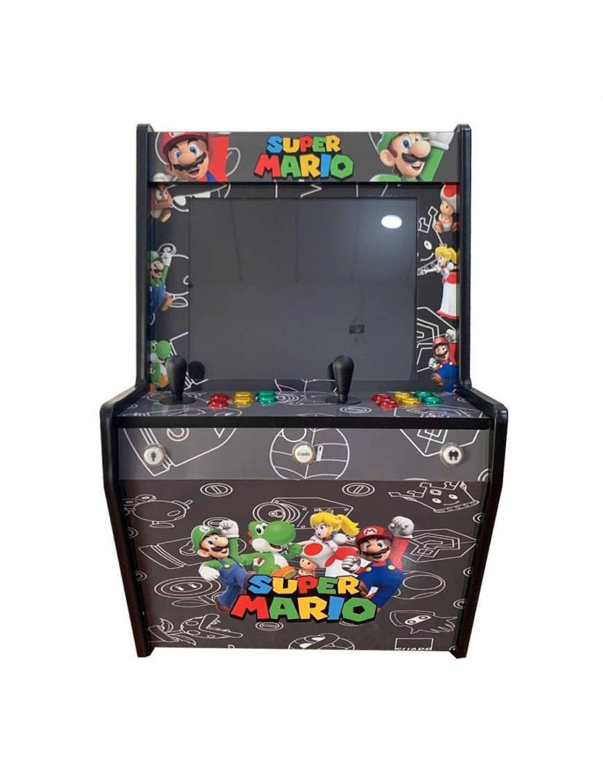 MAQUINA ARCADE PARA PARED DISEÑO SUPER MARIO BROS 2 JUGADORES MAQUINA ARCADE PARA PARED DISEÑO SUPER MARIO BROS 2 JUGADORES