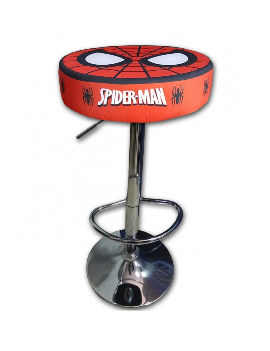 TABURETE ARCADE SPIDERMAN MARVEL DISEÑO RETRO TAPIZADO VIDEOJUEGOS SILLA BAR MUEBLES TABURETE ARCADE SPIDERMAN MARVEL DISEÑO RETRO TAPIZADO VIDEOJUEGOS SILLA BAR MUEBLES