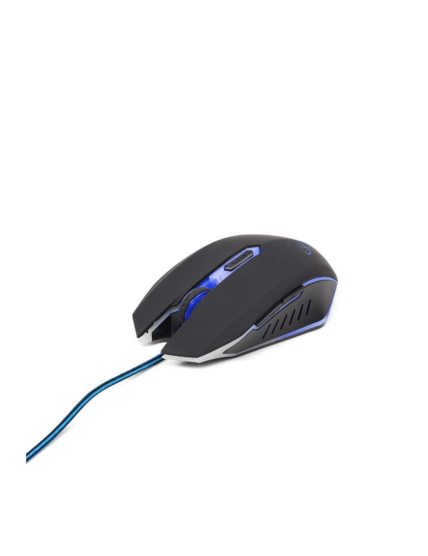 Gembird MUSG-001-B ratón Juego Ambidextro USB tipo A 2400 DPI