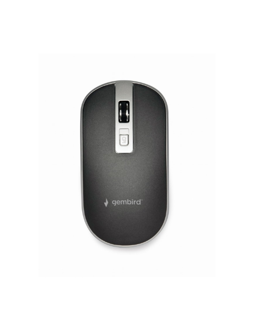 Gembird MUSW-4B-06-BS ratón Oficina Ambidextro RF inalámbrico Óptico 1600 DPI