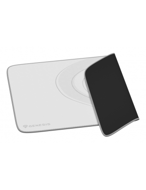 GENESIS Carbon 400 M Alfombrilla de ratón para juegos Gris, Blanco
