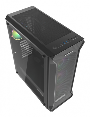 GENESIS Irid 505 ARGB Midi Tower Negro, Transparente