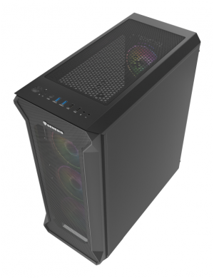 GENESIS Irid 505 ARGB Midi Tower Negro, Transparente