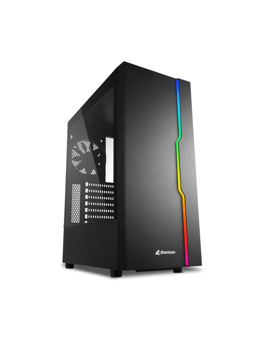 Sharkoon RGB Slider Midi Tower Negro