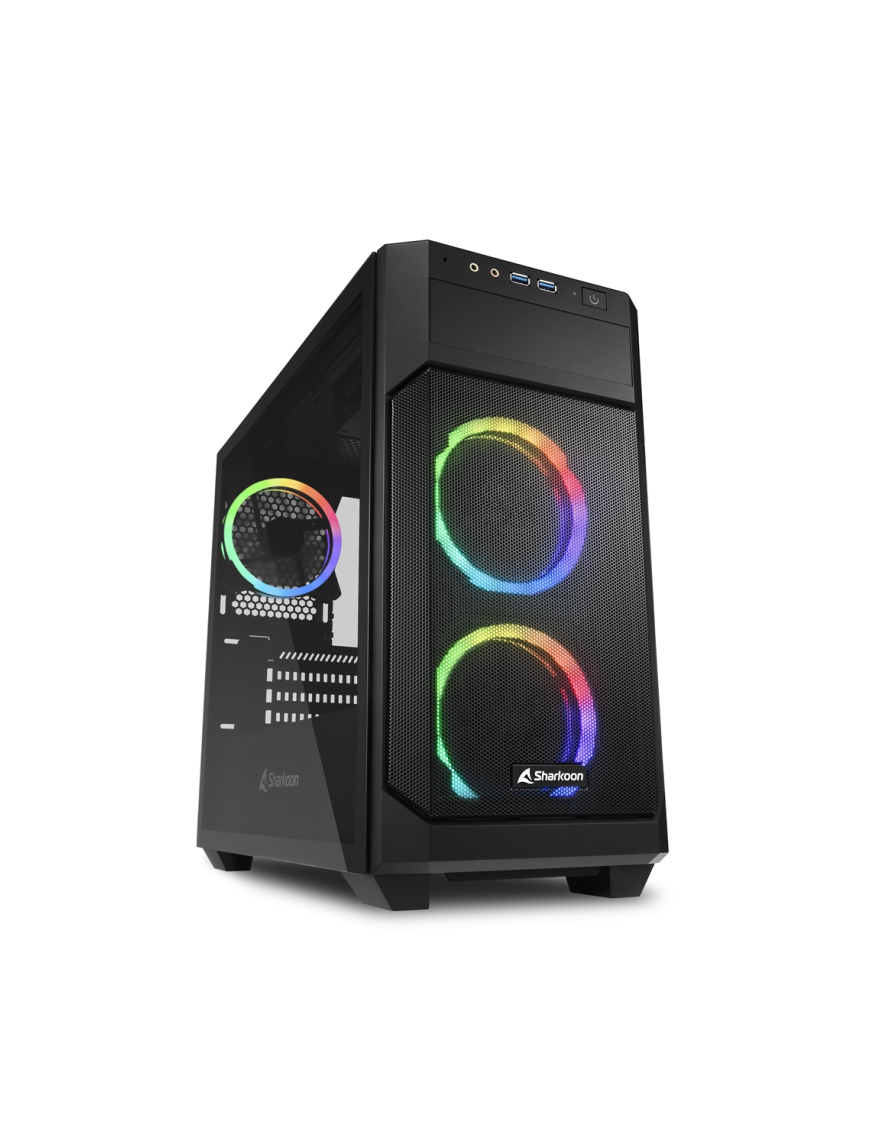Sharkoon V1000 RGB Micro Torre Negro