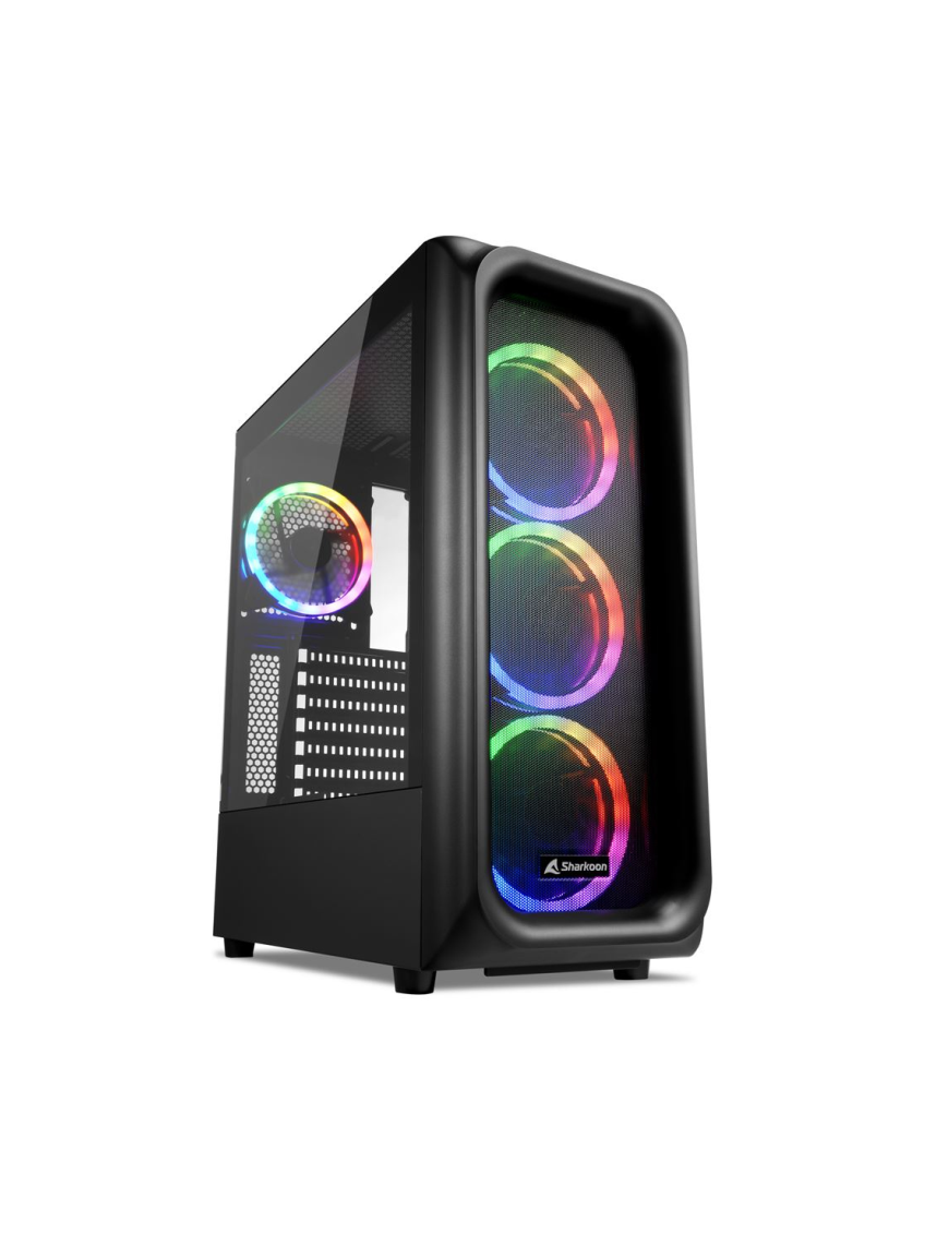 Sharkoon TK5M RGB ATX Escritorio Negro