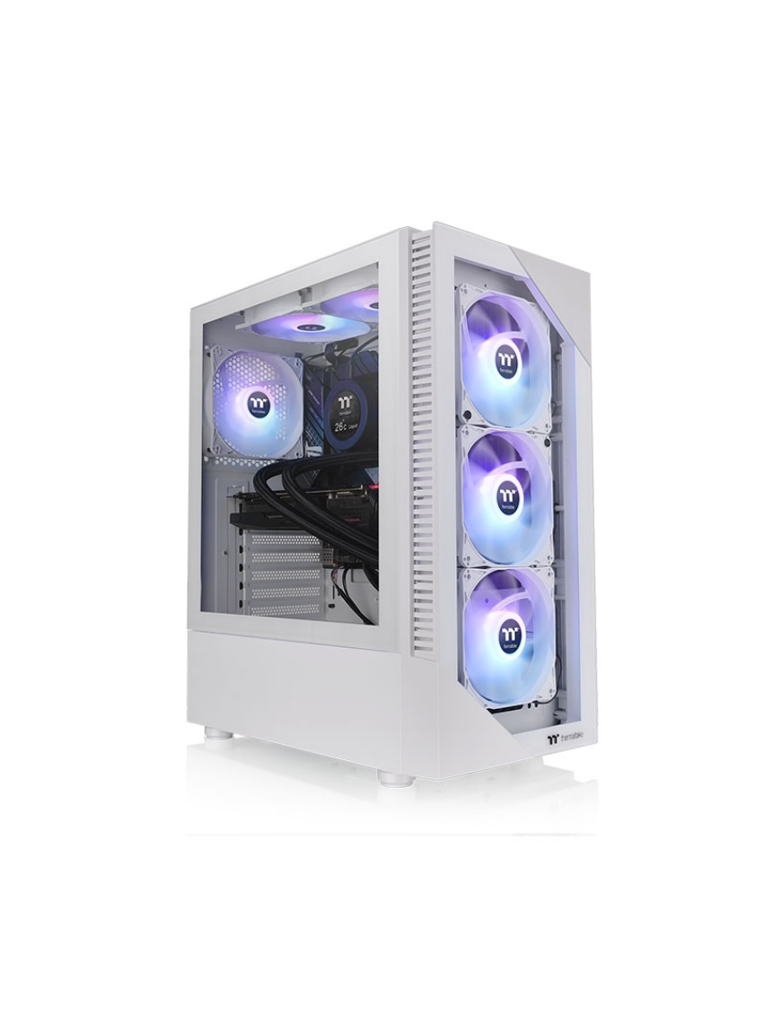 Thermaltake View 200 TG Snow ARGB Midi Tower Blanco