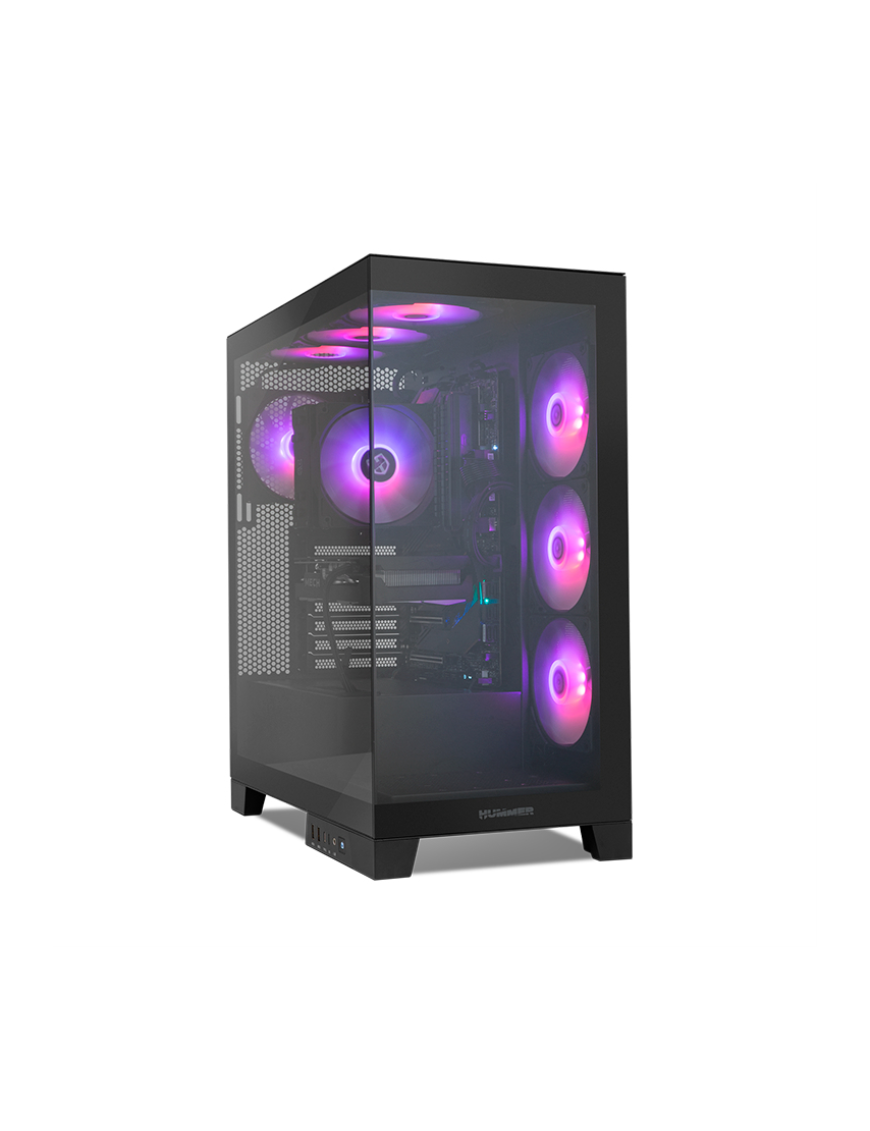 NOX Hummer Glock Black Midi Tower Negro