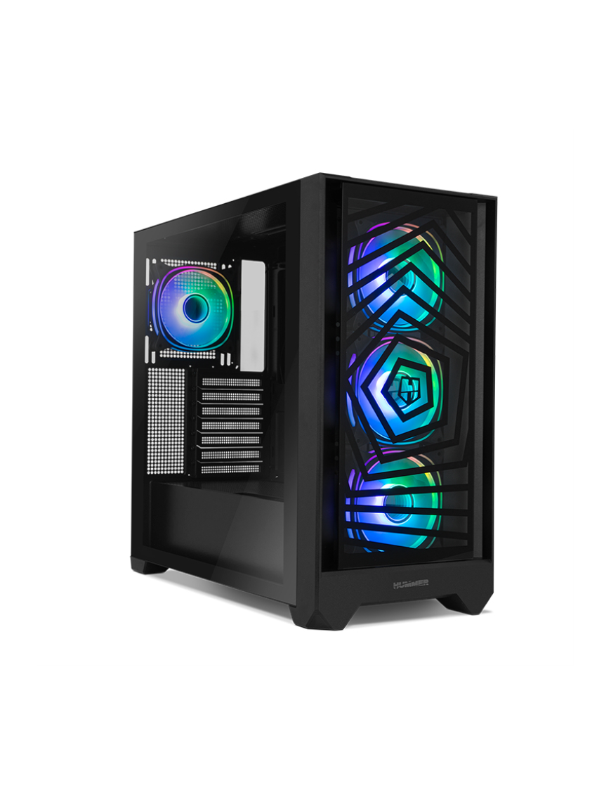 NOX Hummer PLASMA Midi Tower Negro