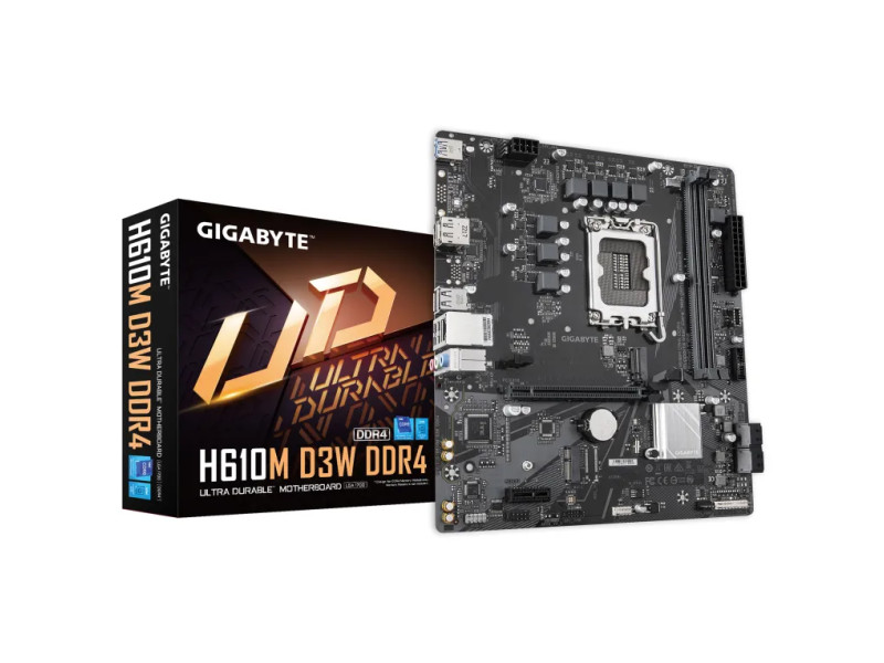 GIGABYTE H610M D3W DDR4 placa base Intel H610 LGA 1700 micro ATX