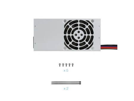 TooQ Ecopower II TFX OEM unidad de fuente de alimentación 500 W 20+4 pin ATX Plata