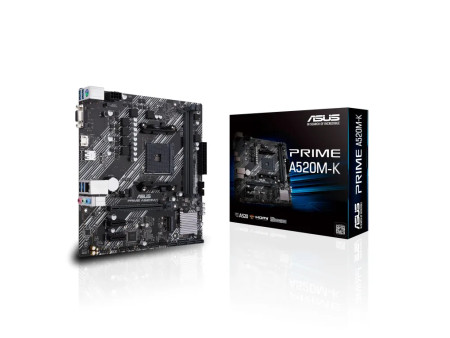 ASUS PRIME A520M-K AMD A520 Zócalo AM4 micro ATX