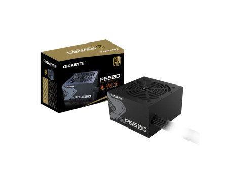 GIGABYTE GP-P650G unidad de fuente de alimentación 650 W 20+4 pin ATX ATX Negro