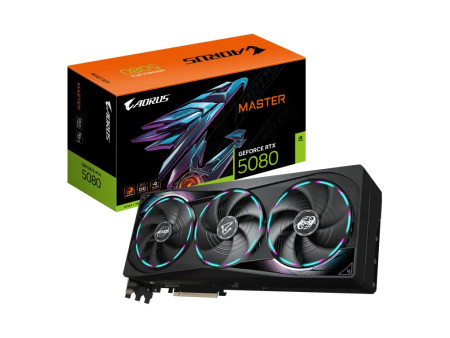 GIGABYTE AORUS GeForce RTX 5080 MASTER 16G NVIDIA